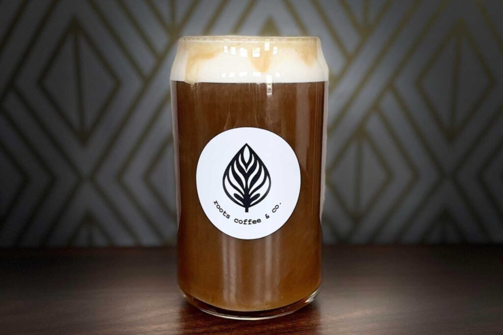 Nitro Cold Brew with Salted Caramel Foam