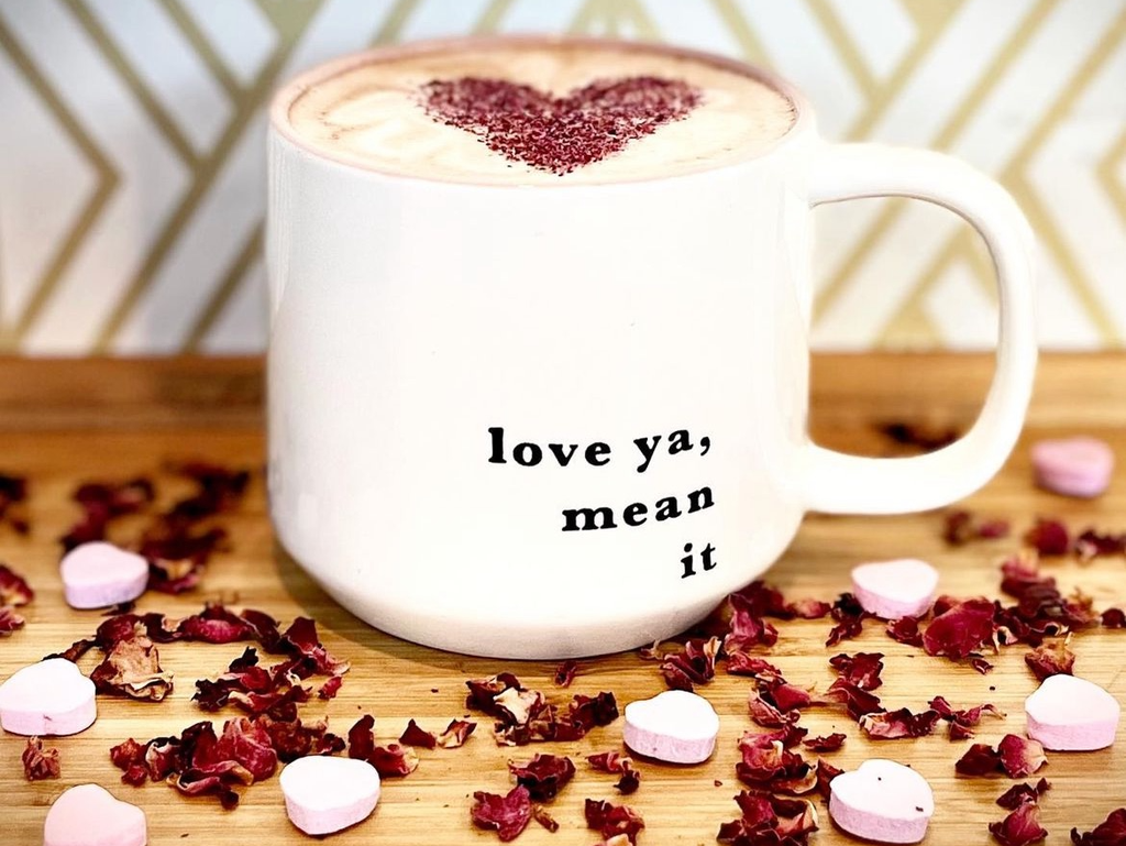 February Drink-of-the-Month: Blushed Rose Latte